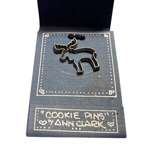 The Vermont Collection Moose Pin Fine Pewter Jewelry Cookie Pins Ann Clark